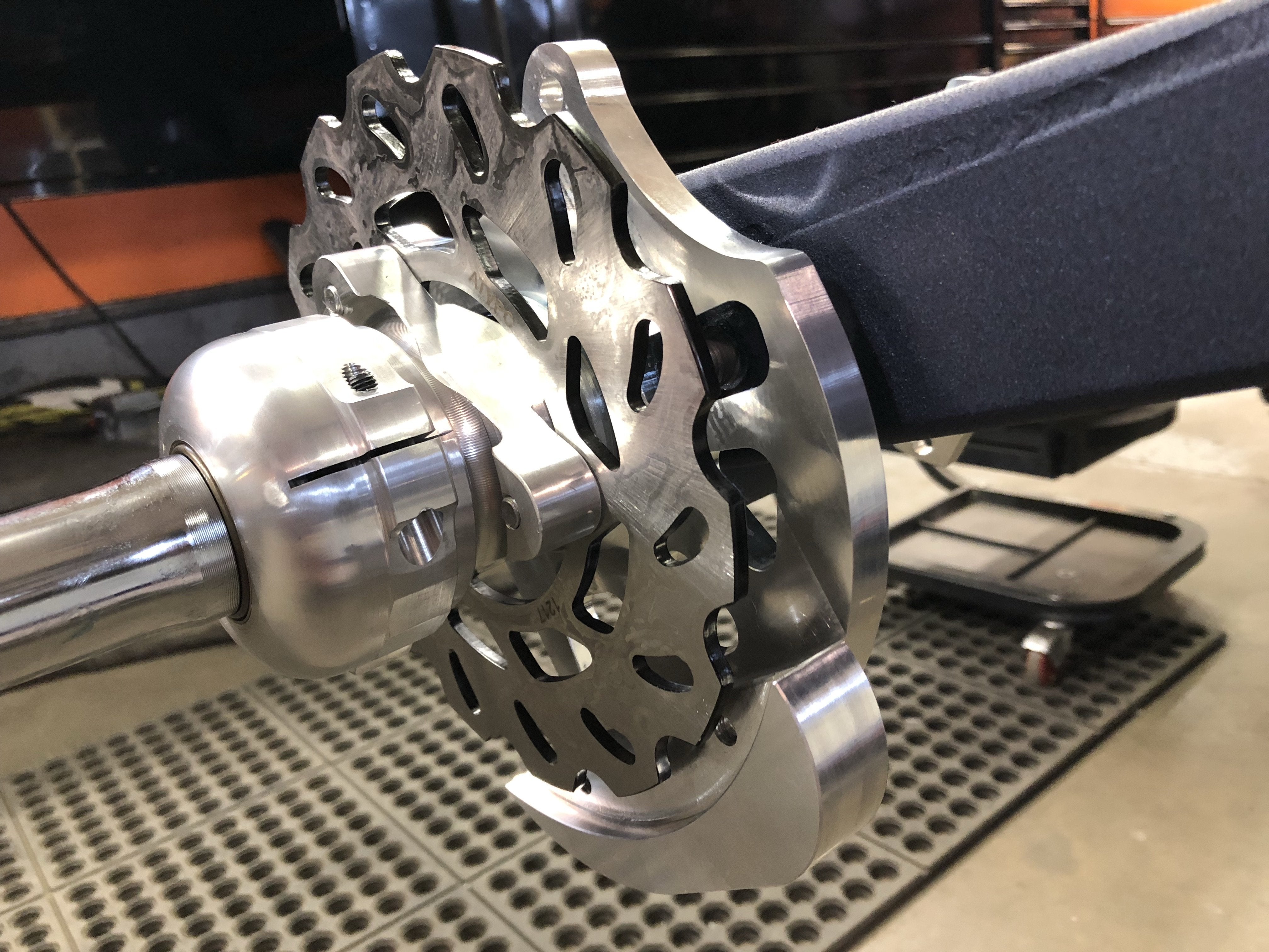 Honda TRX450R Rear Caliper Bracket + Rotor Guard – BVC OFF-ROAD